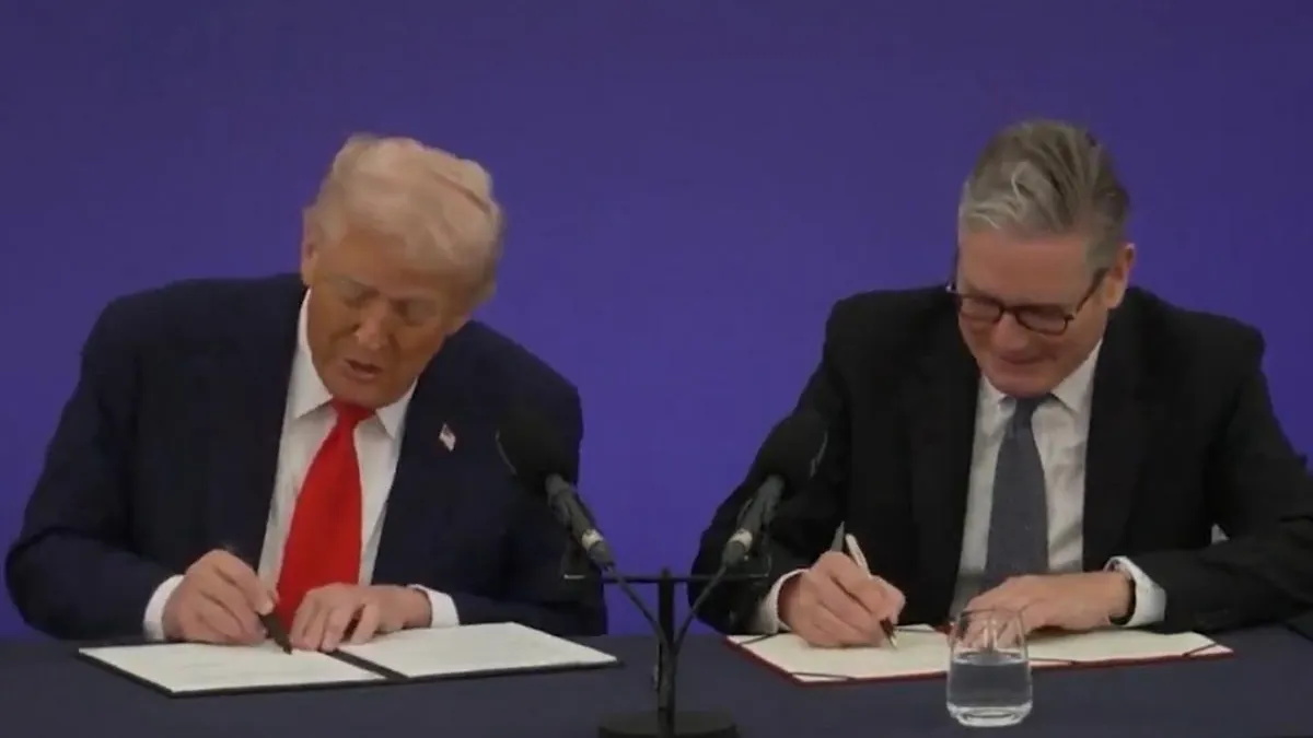 Gigantyczne inwestycje USA w Wielkiej Brytanii. Starmer i Trump podpisali umowę