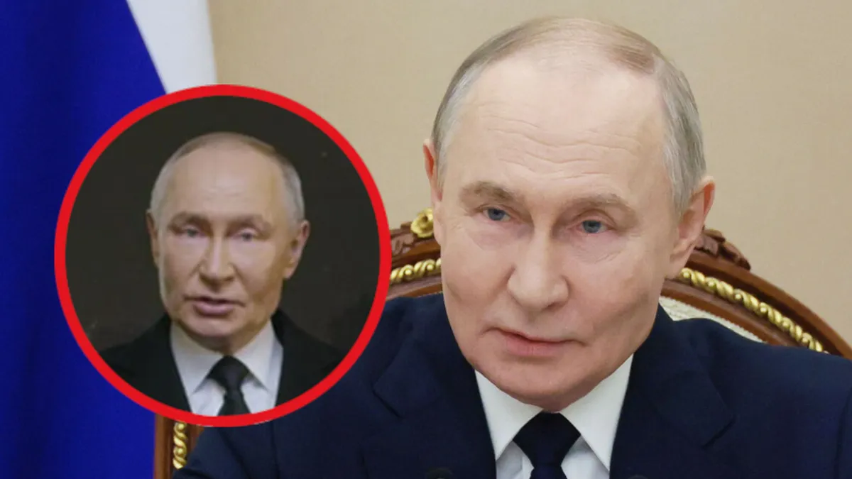 Rosjanie w sylwestra obejrzeli dwa orędzia Putina? Uwagę zwraca jeden szczegół