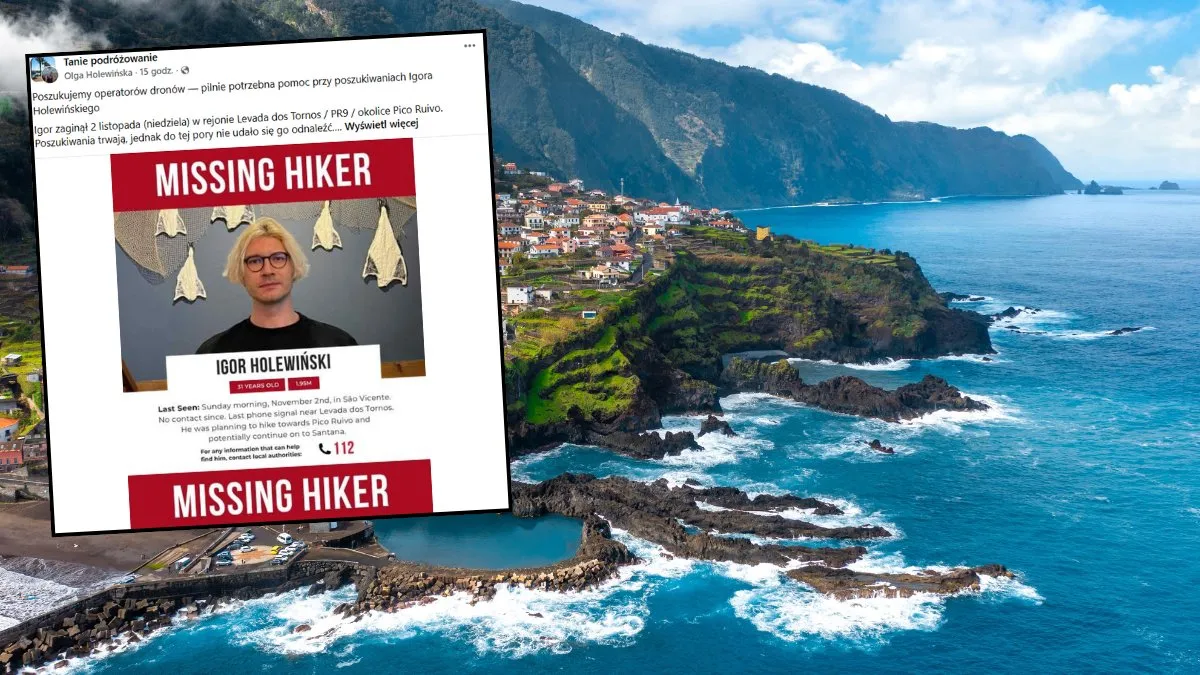 Polak zaginął na Maderze. Pilny apel jego siostry