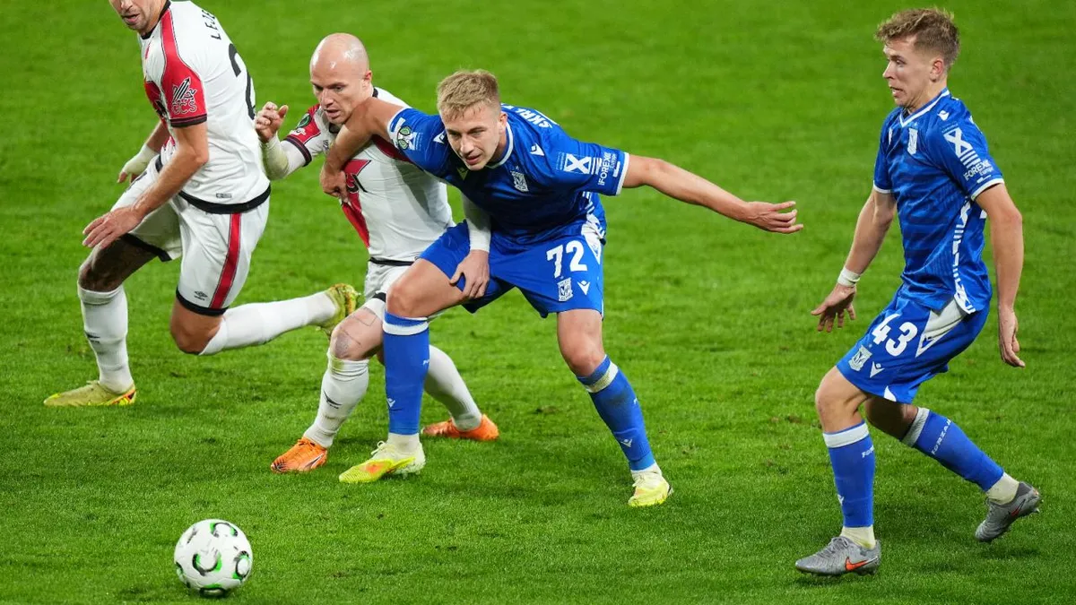 Lech Poznań przegrał z Rayo Vallecano w meczu Ligi Konferencji