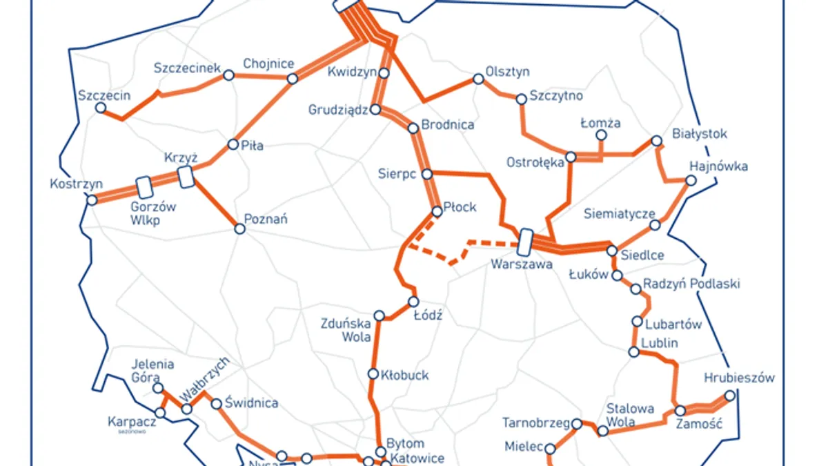 PKP Intercity pokazują trasy dla hybryd z Newagu