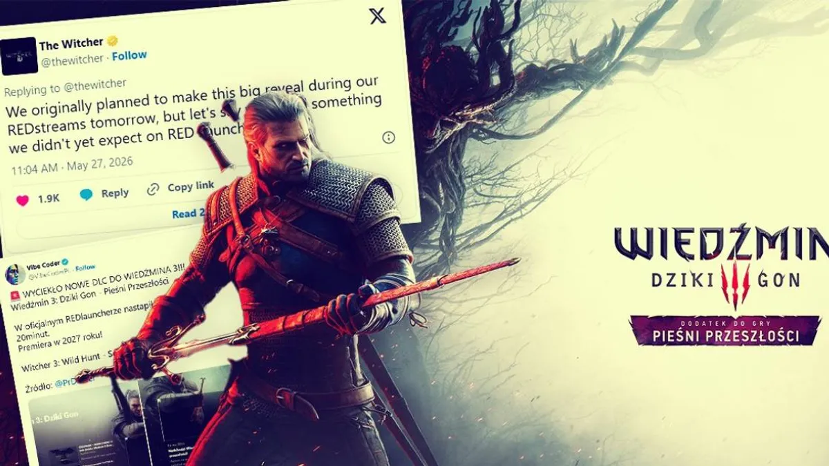 CD Projekt zapowiada specjalny stream o Wiedźminie 3 i dodatku 'Krew i wino'